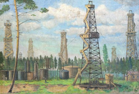 Богаевский нефтяные вышки