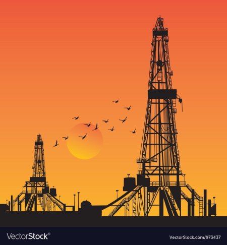 Буровая нефтяная вышка татбурнефть