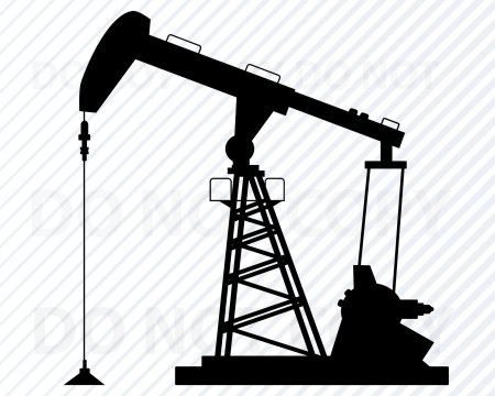 Нефтяная буровая вышка вектор