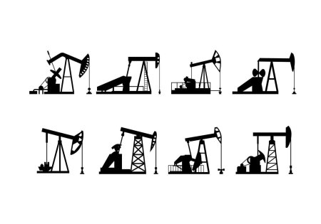 Нефтяная вышка вектор