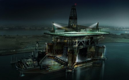 Нефтяная платформа дропнер 1995