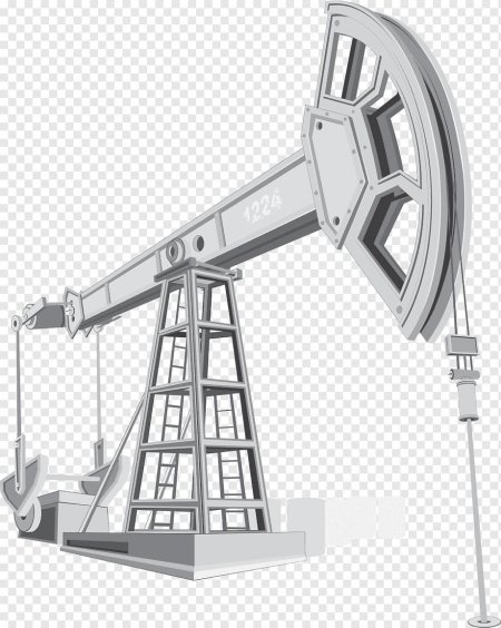 Нефтяная буровая вышка вектор