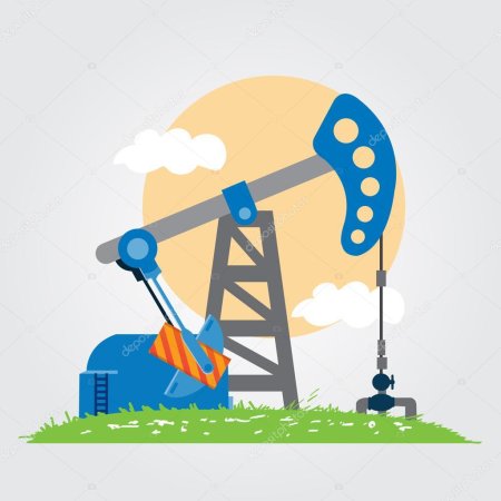 Станок качалка нефти vektor