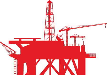 Буровая вышка вектор