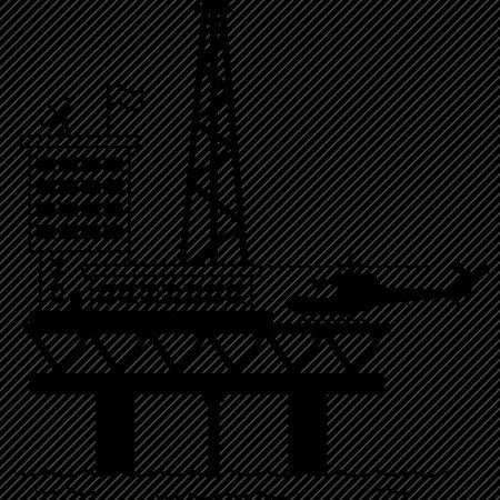 Нефтяная буровая вышка вектор