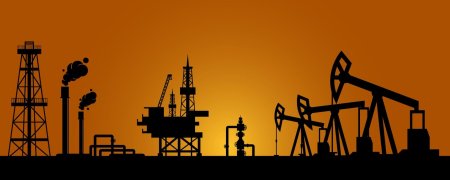Нефтяная буровая вышка вектор