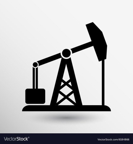 Нефтяная вышка вектор