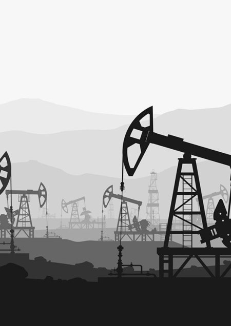 Нефтяная буровая вышка вектор