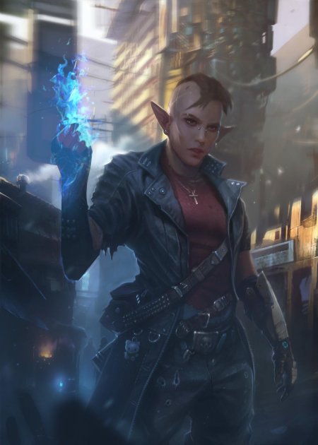 Shadowrun эльф киберпанк