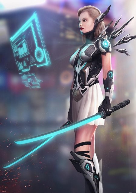 Киберпанк 2077 арт
