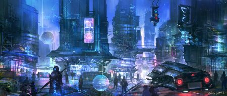 Cyberpunk 2077 city