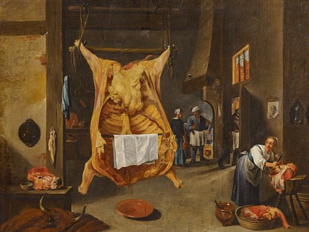 Питер артсен картины. мясная лавка
