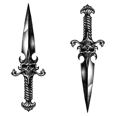 Кинжал эскиз