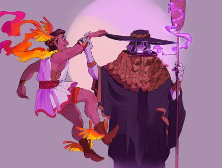 Харон и гермес hades