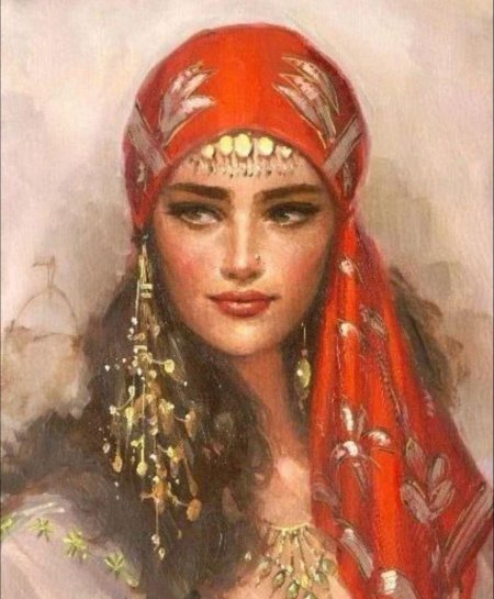 Красивая цыганка