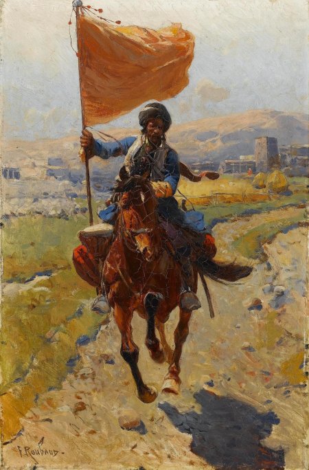 Франц алексеевич рубо всадник