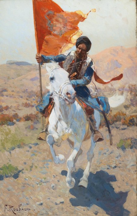Франц алексеевич рубо всадник