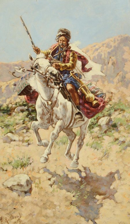 Франц алексеевич рубо всадник