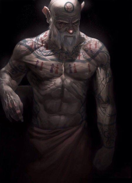 Бальдр god of war арт без бороды