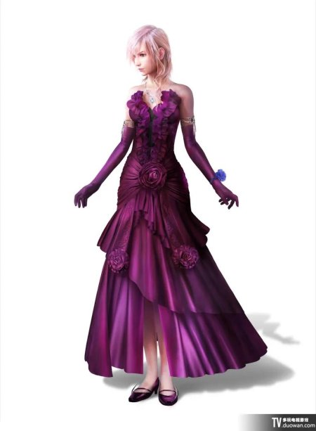 Лайтнинг final fantasy в платье