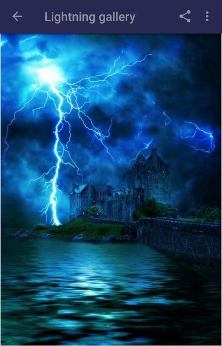 Lightning storm