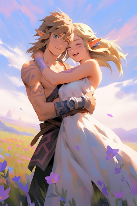 Link and zelda