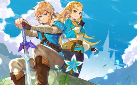 Линк легенда о зельде breath of the wild