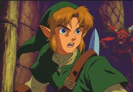 The legend of zelda link