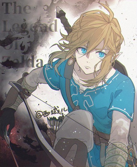 Линк из the legend of zelda breath of the wild