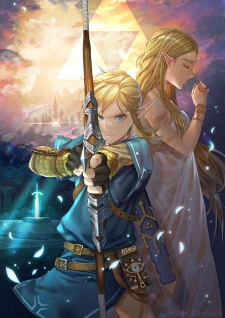 Линк легенда о зельде breath of the wild