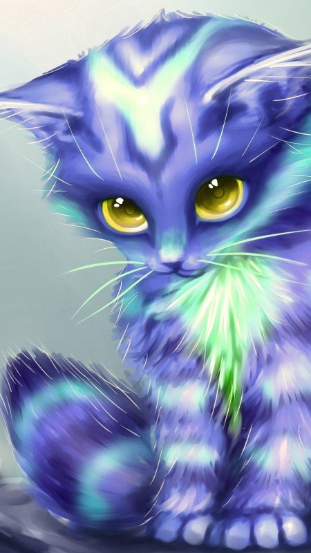 Коты воители фиолетовый кот