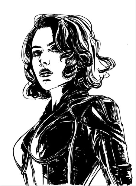 Black widow scarlett johansson
