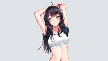Аниме девушка в топике