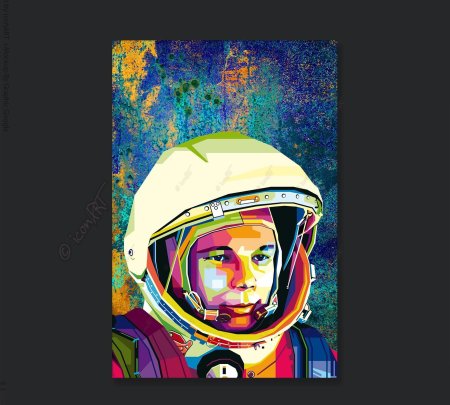 Юрий гагарин арт