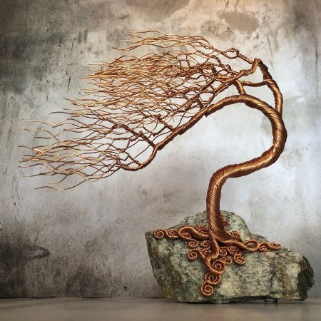 Copper wire tree