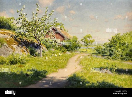 Художник johan krouthen (1858-1932)
