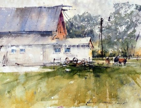Vladislav yeliseyev акварель