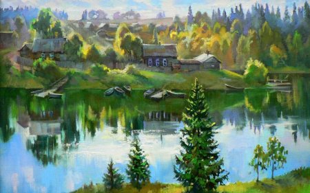 Художник любовь малышева деревня