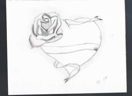 Рисунки для срисовки роза