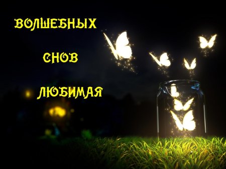 Светящаяся бабочка