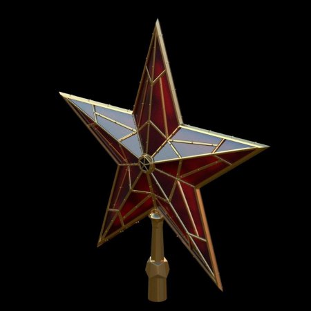 Елочная верхушка кремлевская звезда