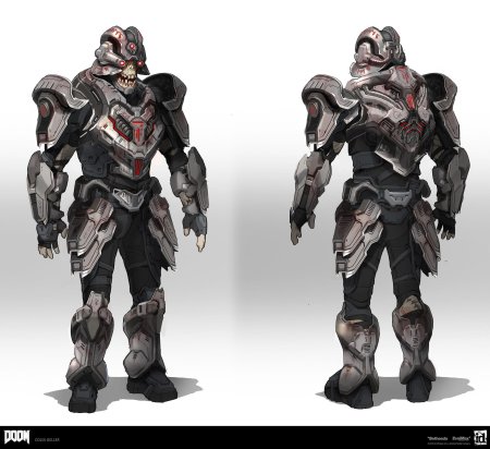 Doom 2016 преторианская броня
