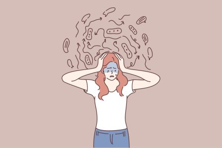 Тревога иллюстрация