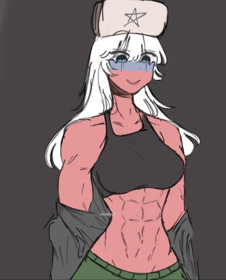 Россия countryhumans девушка