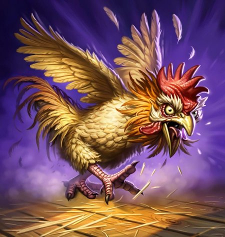Арты злой курицы из Hearthstone