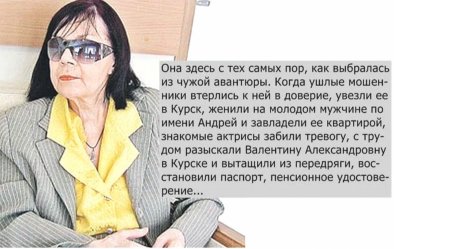 Актриса валентина малявина