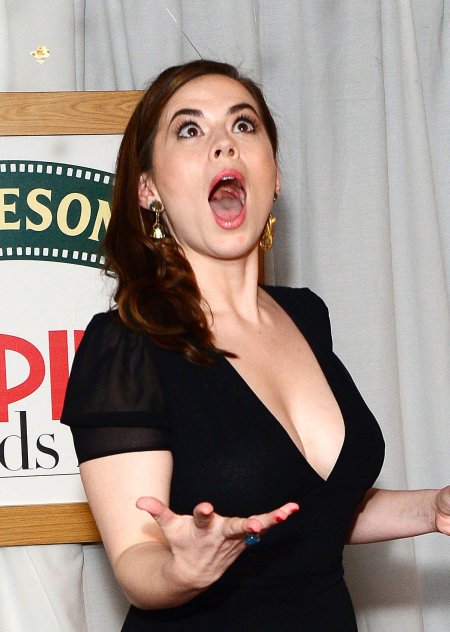 Hayley atwell open mouth