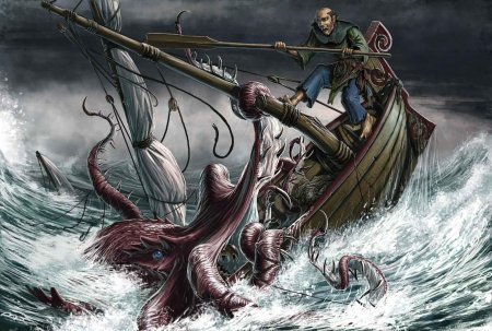 Кракен морское чудовище