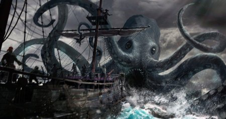 Кракен морское чудовище