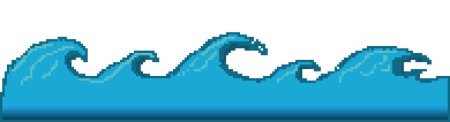 Вода пиксельная